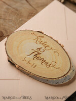 SAVE THE DATES rustic boho magnets Personalised Wedding Save the dates, rustic magnet4