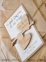 SAVE THE DATES rustic boho magnets Unique Save the Date, Fridge Magnet4