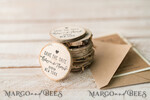 SAVE THE DATES rustic boho magnets Save the Date Craft Card with Wooden Slice Fridge Magnet perfect for Rustic Wedding9