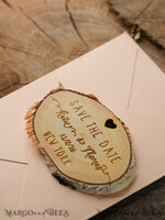 SAVE THE DATES rustic boho magnets Save the Date Cards, Personalised Rustic magnet3