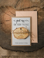 SAVE THE DATES rustic boho magnets Save the Date Cards, Personalised Rustic magnet3