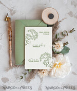SAVE THE DATES rustic boho magnets Sage Green Rustic Save The Date Magnet & Card Modern Craft Save Our Date Wood Magnets Boho save dates Cards wooden slice Magnets floral card7