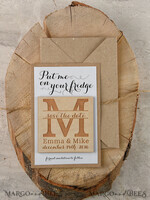 SAVE THE DATES rustic boho magnets Custom Save the Date, Personalised Rustic magnets5