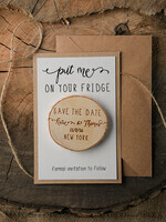 SAVE THE DATES rustic boho magnets Bespoke wedding save the date magnet, Wood Save the Date, birch slice save the date3