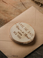 SAVE THE DATES rustic boho magnets Bespoke wedding save the date magnet, Wood Save the Date, birch slice save the date3
