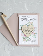 SAVE THE DATES rustic boho magnets Wedding Save the Date card Wood Fridge magnet   Wedding Save The Date Card and Heart Magnet, Blush Pink Save Our Date Wood Magnets8