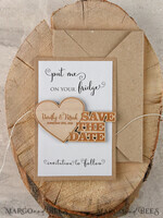 SAVE THE DATES rustic boho magnets Beautiful Save the Date card, Personalised Rustic magnet4