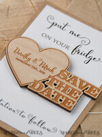 SAVE THE DATES rustic boho magnets Beautiful Save the Date card, Personalised Rustic magnet4