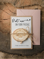 SAVE THE DATES rustic boho magnets Wedding Save the Date card, fridge magnets4
