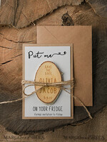 SAVE THE DATES rustic boho magnets Bespoke wedding save the date magnet, Wood Save the Date, birch slice save the date6
