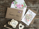 SAVE THE DATES rustic boho magnets Save the date handmade cards Heart magnet fridge magnet  Wedding Save The Date Card and Heart Magnet, Blush Pink Save Our Date Wood Magnets7