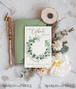 SAVE THE DATES rustic boho magnets Sage Green Rustic Save The Date Magnet & Card Modern Craft Save Our Date Wood Magnets Boho save dates Cards wooden slice Magnets floral card5