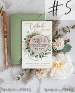 SAVE THE DATES rustic boho magnets Sage Green Rustic Save The Date Magnet & Card Modern Craft Save Our Date Wood Magnets Boho save dates Cards wooden slice Magnets floral card5