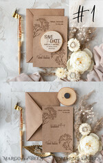 DATEN MERKEN rustikale Boho-Magnete Rustikale Save The Date Magnet & Karte Moderne Handwerkskunst Unsere Daten sichern Holzmagnete Boho Save The Date Karten Holzscheibenmagnete florale Karte6