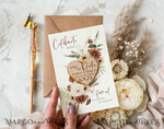 SAVE THE DATES rustic boho magnets Wedding Save The Date Card and Heart Magnet, Blush Ivory Save Our Date Magnets, Boho save our dates Cards wooden Magnets Cards4