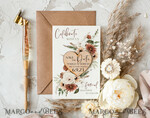 SAVE THE DATES rustic boho magnets Wedding Save The Date Card and Heart Magnet, Blush Ivory Save Our Date Magnets, Boho save our dates Cards wooden Magnets Cards4