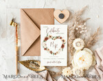 SAVE THE DATES rustic boho magnets Wedding Save The Date Card and Heart Magnet, Beige Ivory Save Our Date Magnets, Boho save our dates Cards wooden Magnets Cards4