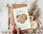 SAVE THE DATES rustic boho magnets Wedding Save The Date Card and Heart Magnet, Beige Ivory Save Our Date Magnets, Boho save our dates Cards wooden Magnets Cards4