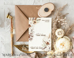 DATEN MERKEN rustikale Boho-Magnete Hochzeits-Save-The-Date-Karte und Holzscheiben-Magnet, handgefertigte Save Our Date Holzscheiben-Magnete, Boho Save Our Date Karten aus Holzmagneten, Boho Hochzeits-Save-The-Date-Karten und Scheibenmagneten4