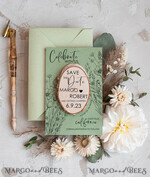 SAVE THE DATES rustic boho magnets Sage Green Wedding Save The Date Card and wooden slice Magnet, craft Save Our Date wood slice Magnets, Boho save our dates Cards wooden Magnets Cards, boho wedding save the date cards and slice magnets3