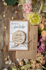 SAVE THE DATES rustic boho magnets Save the date personalized, Personalised Fridge Magnets11