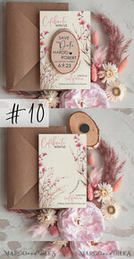 SAVE THE DATES rustic boho magnets Blush Pink Wedding Save The Date Card and wooden slice Magnet, craft Save Our Date wood slice Magnets, Boho save our dates Cards wooden Magnets Cards, boho wedding save the date cards and slice magnets3
