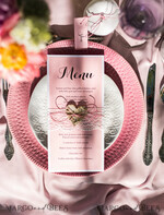 MENU & PROGRAMS rustic and lace Rustic Wedding Menu with Lace, Barn Wedding Dinner Menu, Eco Romantic Personalized Cards with Wooden Heart, Kraft Wedding Menu, Simple Rustic Lace Wedding Menu, Elegant Pink Wedding Menu Cards6