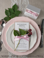 MENU & PROGRAMS rustic and lace Rustic Wedding Menu with Ribbon, Barn Wedding Dinner Menu, Eco Romantic Personalized Cards, Kraft Wedding Menu, Simple Rustic Wedding Menu, Elegant Ecru Wedding Menu Cards4