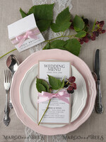 MENU & PROGRAMS rustic and lace Rustic Wedding Menu with Ribbon, Barn Wedding Dinner Menu, Eco Romantic Personalized Cards, Kraft Wedding Menu, Simple Rustic Wedding Menu, Elegant Ecru Wedding Menu Cards4