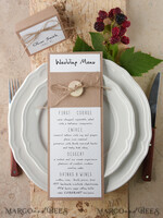 MENÜ & PROGRAMME  
 rustikal und Spitze Rustikales Hochzeitsmenü mit Schnur, Hochzeitsdinner-Menü im Scheunenstil, ökologische romantische personalisierte Karten mit Holzherz, Kraft-Hochzeitsmenü, einfaches rustikales Hochzeitsmenü aus Jute, elegante Hochzeitsmenükarten.3