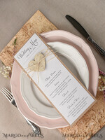 MENU & PROGRAMS rustic and lace Rustic Wedding Menu with Lace, Barn Wedding Dinner Menu, Eco Romantic Personalized Cards with Wooden Heart, Kraft Wedding Menu, Simple Rustic Wedding Menu, Elegant White Wedding Menu Cards3