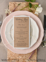 MENU & PROGRAMS rustic and lace Rustic Wedding Menu, Barn Wedding Dinner Menu, Eco Romantic Personalized Cards with Twine, Kraft Wedding Menu, Simple Rustic Wedding Menu, Elegant Brown Wedding Menu Cards3