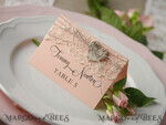 PLACE CARDS / TABLE CARDS rustic and lace Romantic Ecru Lace Wedding Place Cards, Blush Pink Name Tags with Natural Twine and Wooden Heart, Elegant Wedding Stationery, Rustic Escort Cards, Editable Text4