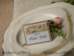 PLACE CARDS / TABLE CARDS rustic and lace Rustic Wedding Place Cards, White and Eco Place Cards, Natural Burlap Twine Wedding Name Cards, Eco Rustic Name Tags, Editable Text, Simple Design Escort Cards3