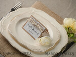 PLACE CARDS / TABLE CARDS rustic and lace Rustic Wedding Place Cards, White and Eco Place Cards, Natural Burlap Twine Wedding Name Cards, Eco Rustic Name Tags, Editable Text, Simple Design Escort Cards3
