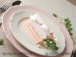 PLACE CARDS / TABLE CARDS rustic and lace Romantic Pink Ribbon Bow Wedding Place Cards, Blush Pink Name Tags with Light Pink Ribbon Bow, Elegant Wedding Stationery, Rustic Escort Cards, Editable Text5