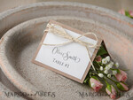 PLACE CARDS / TABLE CARDS rustic and lace Elegant Eco White Wedding Place Cards with Natural Twine, White Wedding Name Tags, Rustic Wedding Stationery, Editable Text, Rustic Wedding Escort Cards,3
