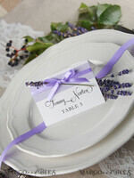 PLATZKARTEN / TISCHKARTEN  
 rustikal und Spitze Romantische Lavendel-Hochzeitsplatzkarten, Flieder-Name Tags, Lavendelband Schleife, elegante Hochzeitsstationery, rustikale Escort-Karten mit getrocknetem Lavendel, bearbeitbarer Text4