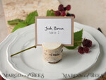 PLATZKARTEN / TISCHKARTEN  
 rustikal und Spitze Romantische Eco-Braun-Hochzeitsplatzkarten, Weiße Namensplatzkarten, Weiße und ökologische rustikale Hochzeitsstationery, Elegante rustikale Hochzeitsplatzkarten, Bearbeitbarer Text3