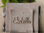 PLACE CARDS / TABLE CARDS Acrylic Gold Clear / Wood 3D Custom Wedding 3D Wood Place Cards with Stand, Rustic Name Wooden Escort Cards, Boho Laser Cut Name Cards, Guest Names Wedding Cards, Rustic Wedding Signage4
