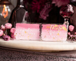 PLACE CARDS / TABLE CARDS Acrylic Gold Clear / Wood 3D Modern Ombre Pale Pink Mauve Acrylic Place card, Wedding Place Cards, Dusty Rose Name Card premium, Transparent Acryl Seating Card, Painted Luxury Escort Cards16