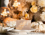 PLATZKARTEN / TISCHKARTEN  
 Acrylgold klar / Holz 3D Acryl Beige Platzkarte mit Ständer, Arch Clear Nude Taupe Namenskarten, Premium Luxus Sitzkarten, Platzkarten für Hochzeitsgäste, Gold Gäste-Eskortkarten38