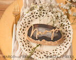 PLACE CARDS / TABLE CARDS Acrylic Gold Clear / Wood 3D Custom Elegant Gold Acrylic Place Card, Engraved Name Premium Luxury Seating Card, Gold Simple Elegant Names Guest Escort Cards, Place Cards For Wedding Guests8