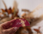PLACE CARDS / TABLE CARDS Acrylic Gold Clear / Wood 3D Acrylic Arch Burgundy Flat Place Card, Clear Acrylic and Gold Flat Place Card, Maroon Gold Plexi Flat Place Card, Marsala Luxury Wedding Table Decor, White Text14