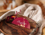 PLACE CARDS / TABLE CARDS Acrylic Gold Clear / Wood 3D Acrylic Arch Burgundy Flat Place Card, Clear Acrylic and Gold Flat Place Card, Maroon Gold Plexi Flat Place Card, Marsala Luxury Wedding Table Decor, White Text14