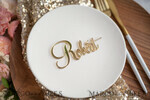 PLACE CARDS / TABLE CARDS Acrylic Gold Clear / Wood 3D Custom Elegant Gold Acrylic Place Card, Engraved Name Premium Luxury Seating Card, 3D Gold Acrylic Wedding Escort Cards, Luxury Gold Acryl Wedding Place Cards29