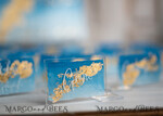 PLACE CARDS / TABLE CARDS Acrylic Gold Clear / Wood 3D Modern Ombre sky blue Acrylic Place card, Wedding Place Cards, Royal Blue Name Card premium, Transparent Acryl Seating Card, Painted Luxury Escort Cards14