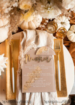 PLACE CARDS / TABLE CARDS Acrylic Gold Clear / Wood 3D Acrylic Arch Beige Flat Place card, Clear Acrylic and gold Flat Place card, Nude Gold Plexi Flat Place card, Tan Luxury Wedding Table Decor, Earthy Wedding Sign14