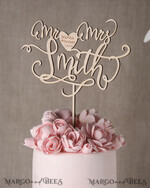 CAKE TOPPER wood wedding cake topper, lasercut wooden cake topper6