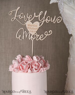 CAKE TOPPER wood cake topper, lasercut wooden cake topper3